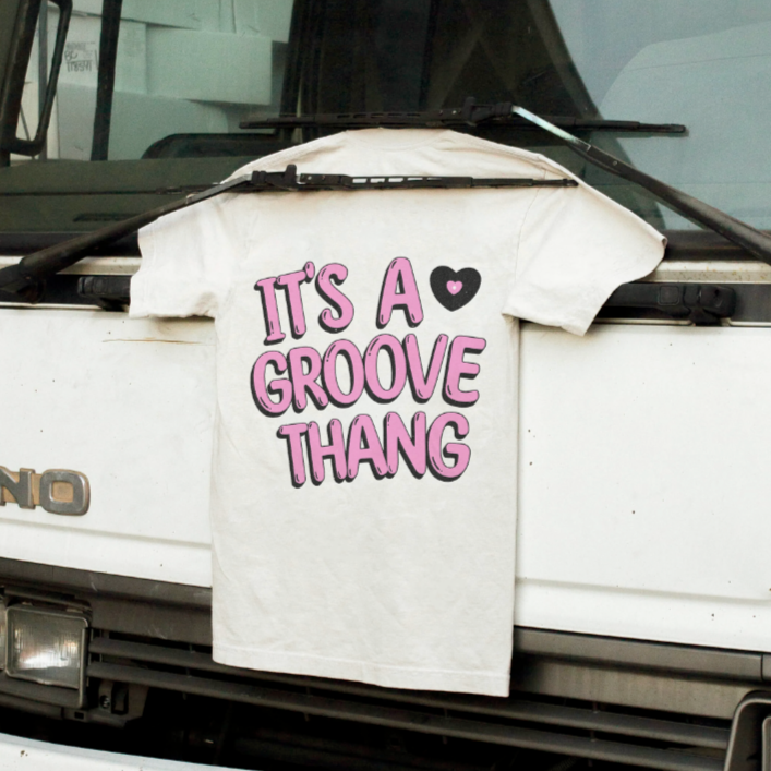 Pink Groove Thang Tshirt Ultra Cotton Unisex Crewneck T-shirt